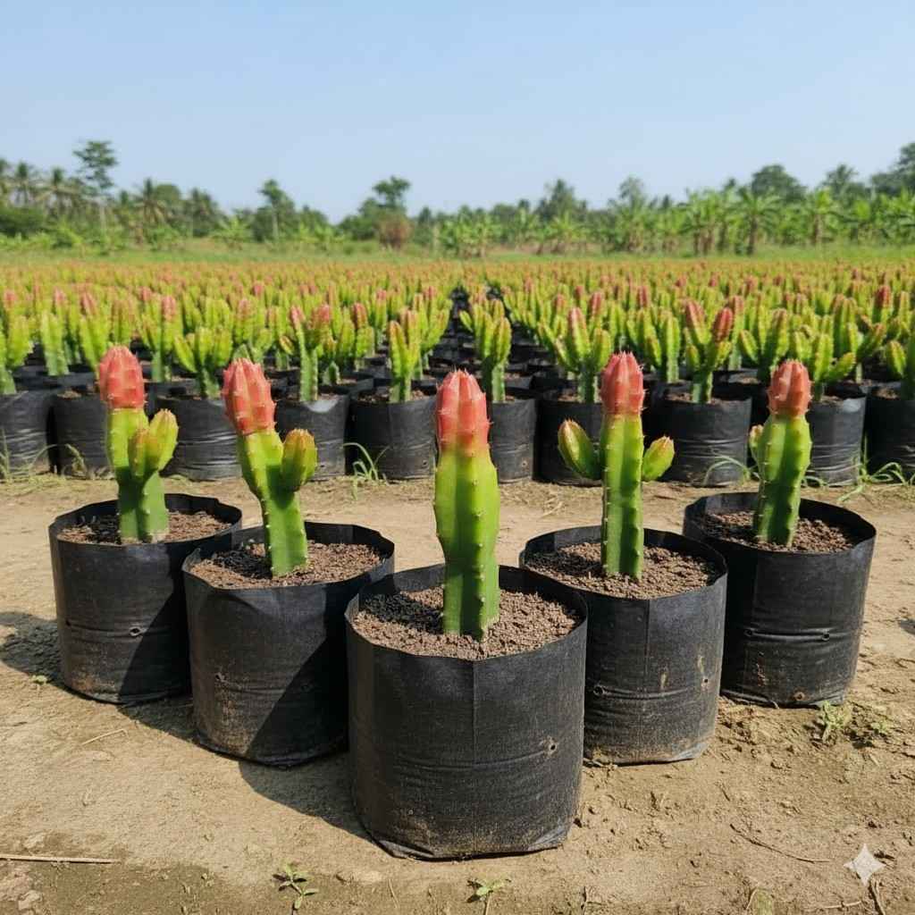 গোলাপী ড্রাগন চারা